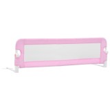 Cumpara ieftin Balustrada de protectie pat copii, roz, 120x42 cm, poliester
