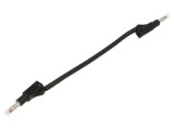 Cablu de măsurare negru 45A 600V mufă banană 4 mm 0,15m MUELLER ELECTRIC