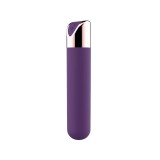 Vibrator bullet TOYZ4LOVERS Power Pocket Unforgettable Moments, 10 funcții de vibrație, 9 cm, mov