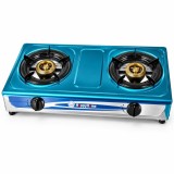 Cumpara ieftin Aragaz, plita din inox cu 2 arzatoare din fonta 2.5KW, aprindere automata 715x380x94mm CMP1656