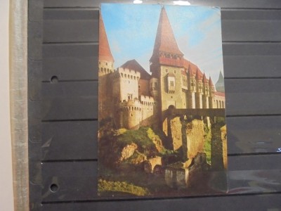 R.P.R. - HUNEDOARAA - CASTELUL HUNIZILOR, VEDERE DE LA APROPIERE - CIRCULATA, TIMBRATA - foto