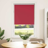 VidaXL Jaluzea cu role opace Roșu 80x130 cm lățime material 75,7 cm