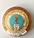 MEDICINA INSIGNA UNIUNEA MEDICALA BALCANCA AL V LEA CONGRES BUCURESTI 1992, Romania de la 1950