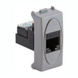 Priza RJ45 Cat.5e UTP, 8/8 contacte, argintie, Master