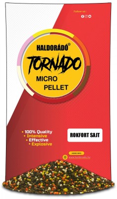 Haldorado - Micro Pelete Tornado 400g - Cascaval Rokfort foto