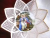 FARFURIE COS COSULET PORTELAN IMPLETIT CLUJ CU DECOR TIP FRAGONARD