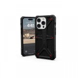 Husa iPhone 14 Pro UAG Monarch Series Kevlar Black, military drop tested