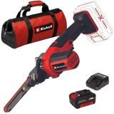 Einhell TE-BF 18 Li PXC + Starter Kit - Slefuitor cu brat geanta textila + Set 1 acumulator si incarcator Li-Ion 18 V 4 Ah