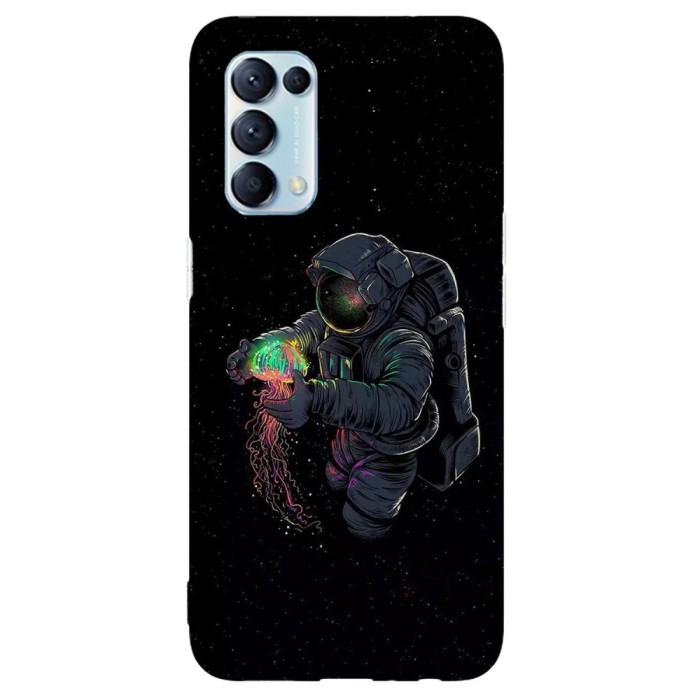 Husa compatibila cu Oppo A31 model Space Ocean, Silicon, TPU, Viceversa