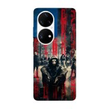 Husa compatibila cu Huawei P50 Pro model The Forever Purge, Silicon, TPU, Viceversa, Transparent, Carcasa