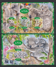 Gabon 2020 - Fauna Australiana - URSI KOALA - BL + KB - MNH foto