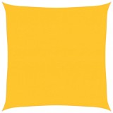 Cumpara ieftin Panza parasolar, galben, patrat, 6x6 m HDPE, 160 g/m&sup2;