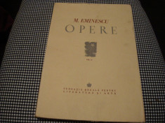 Mihai Eminescu - Opere - volumul 2 - editie critica Perpessicius - 1943 foto