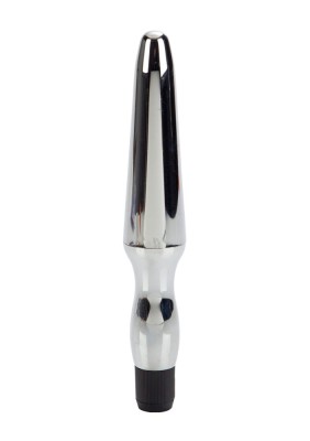 Vibrator Anal Probe Waterproof Calexotics, Argintiu foto
