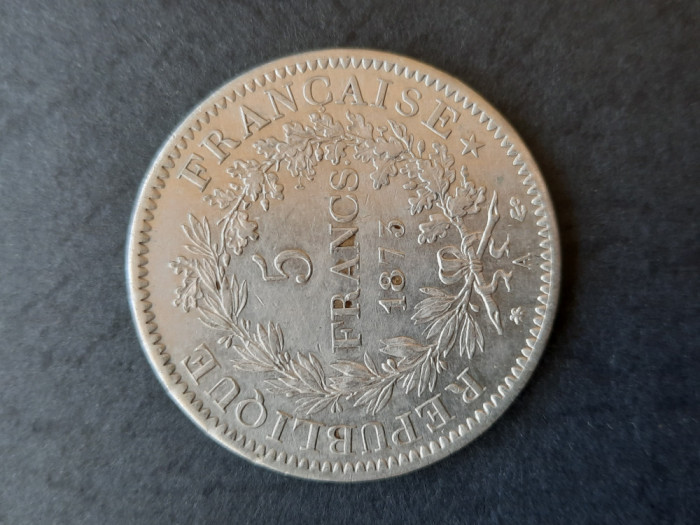 5 Francs 1873, Franta - A 2986