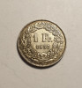 Elvetia 1 Franc 1957 Aunc Unc, Europa