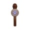 Microfon party , 1 difuzor , bluetooth , cititor stick , card , karaoke style , Premium Quality , auriu rose