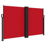 Cumpara ieftin Copertina laterala retractabila, rosu, 140x1200 cm