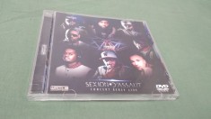 SET BOX CD +DVD SEXION D&#039;ASSAUT -CONCERT BERCY LIVE ORIGINAL SONY/TRUP0A HIP HOP