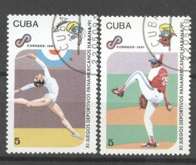 Cuba 1991 Sport, used AT.087 foto