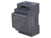 Convertor DC/DC MEAN WELL DDR-60G-15, 60W, 15V, 4A, Montare Sina DIN, Tensiune Intrare 9-36V DC