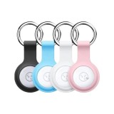 Cumpara ieftin Set 4 brelocuri pentru AirTags, 8.7 x 3.8 cm, silicon, multicolor