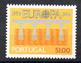 PORTUGALIA 1984, EUROPA CEPT, MNH, serie neuzata, Nestampilat