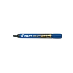 Marker permanent Pilot P400 negru/albastru/rosu/verde 4 mm Marker permanent Pilot P400 varf tesit 4 mm albastru