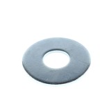 Saiba plata din otel zincat alb, DIN9021, M20 x 60 x 4 mm