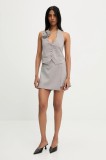 Answear Lab compleu culoarea gri