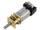 Motor DC cu transmisie LP 6VDC 360mA - Ax crestătură D 298:1