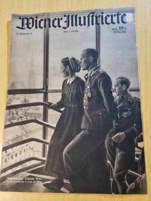 revista nazista austria 5 mai 1943-art. si foto de pe front,razboul mondial foto