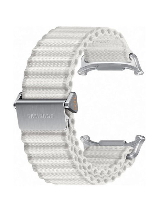 Curea de nylon Samsung Galaxy Watch Ultra, Albă, Blister ET-SVL70MWEGEU