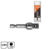 Adaptor hexagonal magnetic 1/4, 50 mm, otel CR-V, cu bila