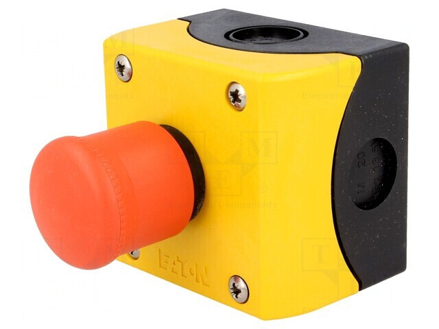 Casetă de Comandă RMQ-Titan cu 1 Buton Ciupercă IP66