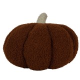 Cumpara ieftin Dovleac Halloween decorativ poliester maro bej &Oslash; 35x22 cm