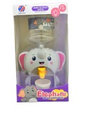 Dozator de apa Elefant cu lumini si sunete jucarie educativa pentru copii