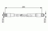 Conducta / cablu frana MERCEDES E-CLASS (W210) (1995 - 2003) BOSCH 1 987 476 760
