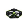 Masca de inot pentru copii, +12 ani, Negru/Verde, PVC, ATU-V1082