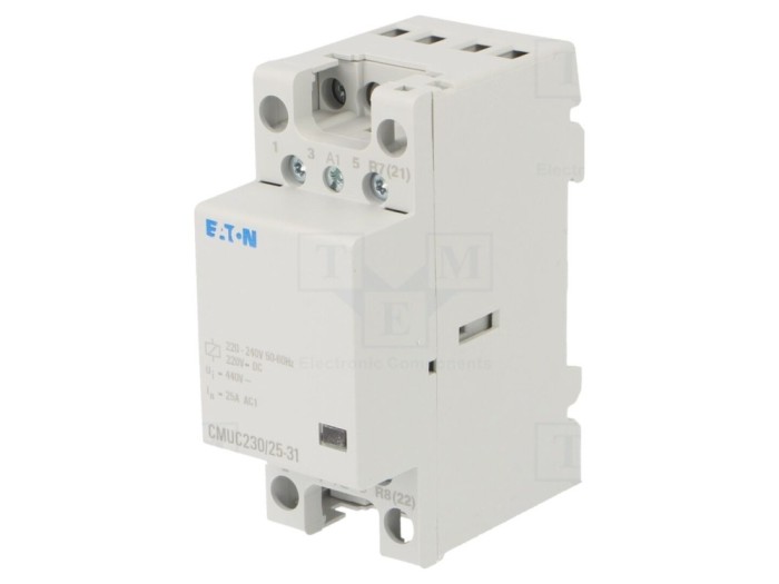 Contactor 4-poli 25A 230V