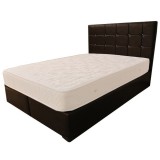 Saltea lux ortopedic DAFIN Salt Confort, 125x200x22 cm, plasa de arcuri tip bonell, fata vara-iarna, fermitate medie