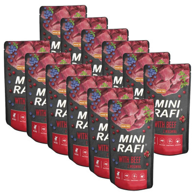 Rafi Adult Mini GF with Beef 12 x 150 g foto