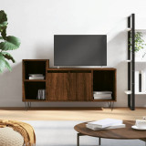 Comodă TV, stejar maro, 100x35x55 cm, lemn prelucrat, vidaXL