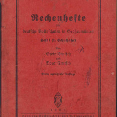 HST 96SP Rechenhefte fur deutsche Volksschulen in Grossrumanien 1937 manual Ro