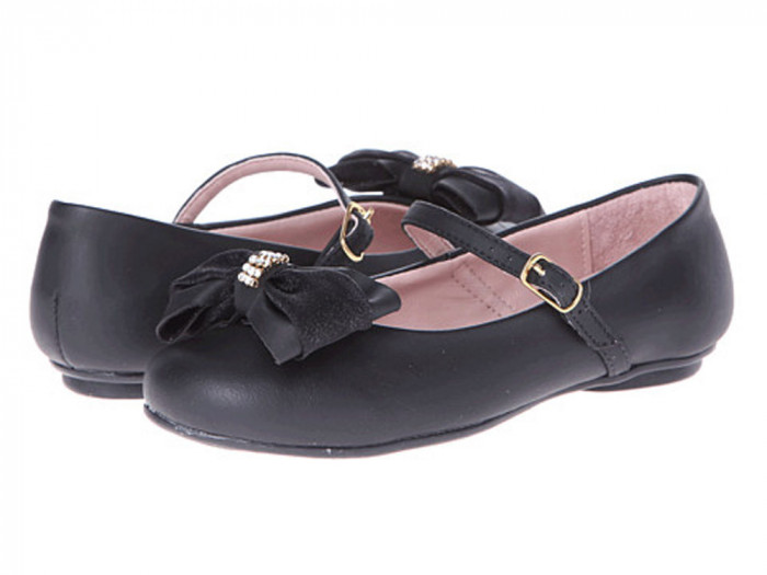 Pantofi fete Pampili Nataly, negru, 30