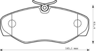 Placute frana Nissan Primastar (X83); Opel Vivaro (J7); Renault Trafic 2 (Jl) SRLine parte montare : Punte fata