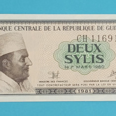 Guineea 2 Sylis 1981 'Mohamed V' UNC serie: CH 116915