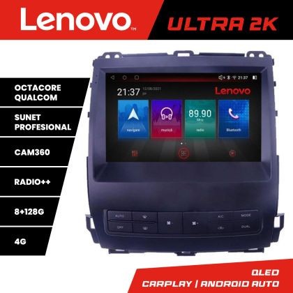 Navigatie Toyota Prado J120 2002-2009 M- j120 Octa Core Android Radio Bluetooth GPS WIFI/4G DSP 2K 8+128GB 360 v1 CarStore Technology
