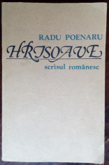 RADU POENARU (1928-1959): HRISOAVE/VERSURI/unic volum postum 1984/pr.LIVIU CALIN foto