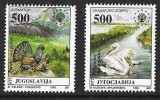 Iugoslavia 1992 - Păsări, conservarea naturii, serie neuzata